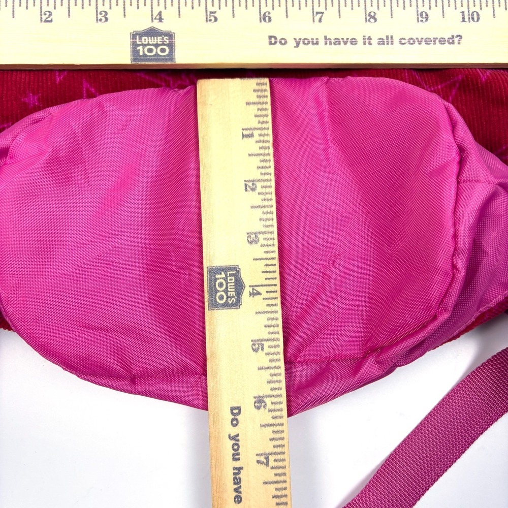 American Girl Corduroy Backpack Doll Carrier Berry/Pink Embroidered‎ Top Carry - Picture 15 of 16